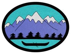 Mountain Scene Embroidery Design Embroiderydesigns