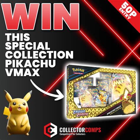 Quickfire Comp 108 Pokemon Crown Zenith Special Collection Pikachu Vmax Box Collector