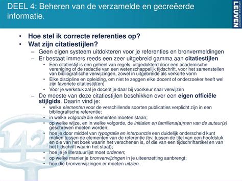 Ppt Informatievaardigheden Niveau 1 Basis Powerpoint Presentation