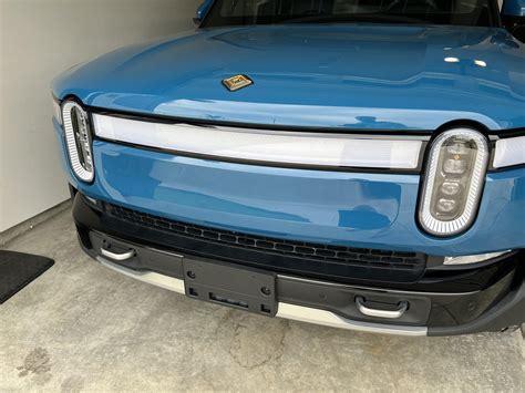 No Drill License Plate Snap Plate By EveryAmp Page 2 Rivian Forum