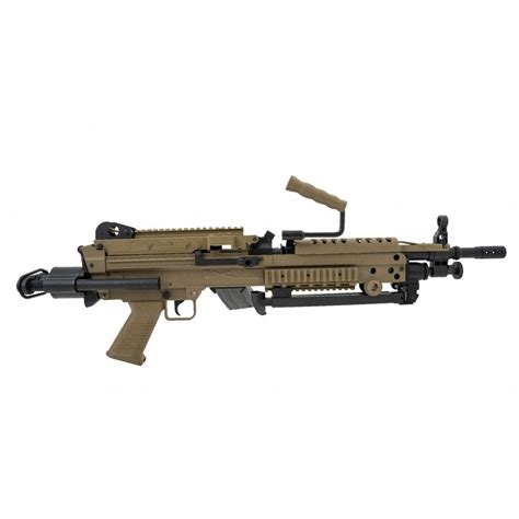 Fn Hersal Minimi M249 Para Sports Line Aeg Battery And Charger Inc Tan