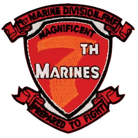 7th Marine Regiment Patch Devil Dog Depot