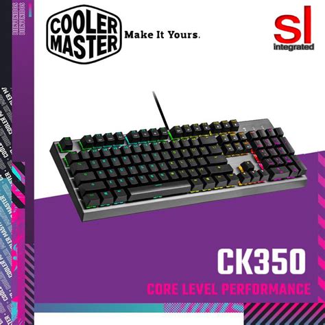 Cooler Master CK530 V2 CK350 RGB Mechanical Gaming Keyboard Shopee