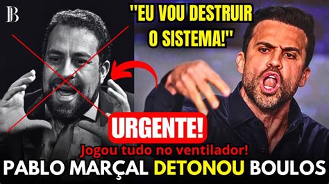 PABLO MARÇAL EXPÕE SITUAÇÃO GRAVE E CANDIDATURA DE BOULOS ENTRA EM