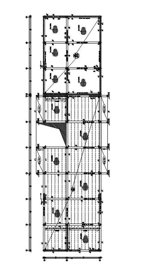 Structural Coffrage Design Plan Drawing And Their All Section On 2D