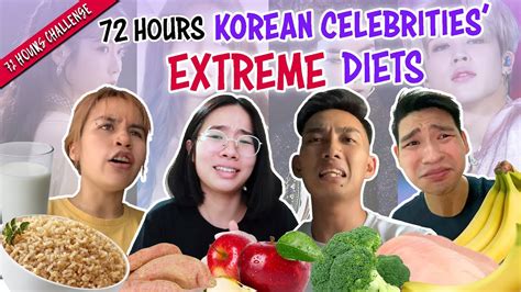 We Tried Korean Celebs Extreme Diets For 72 Hours 72 Hours Challenges Ep 18 Youtube