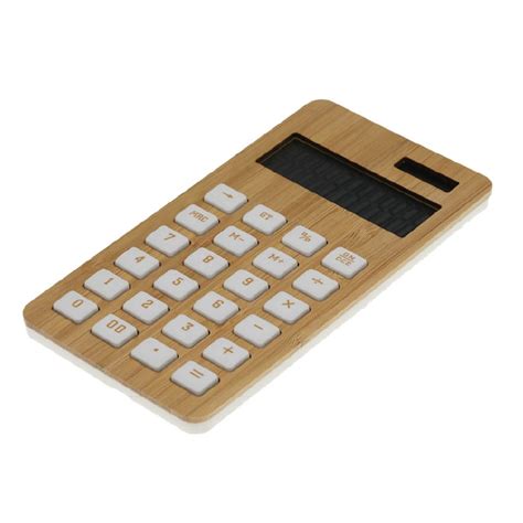 Calculatrice numérique en bambou ETIA COMMUNICATION