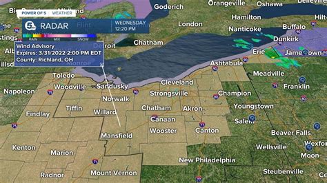 Wind Advisory Issued For All Of Northeast Ohio