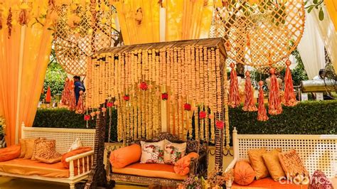 Ideas For Home Haldi Decoration At Home