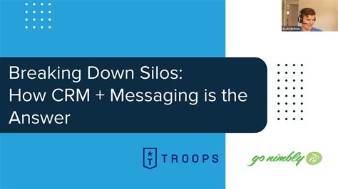 Breaking Down Silos Why Crm Messaging Customer 360 On Vimeo