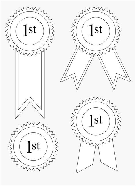 Award Ribbon Coloring Page Free Printable Coloring Pages For Kids