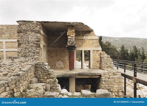 Labyrinth In Knossos Palace Royalty Free Stock Photography