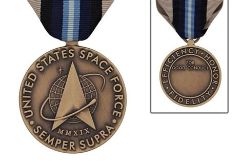 A Space Force Good Conduct Medal Heres The Design Submitted For Approval Air And Space Forces