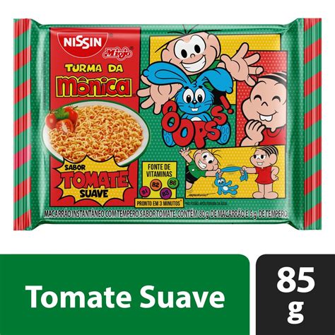 Macarr O Instant Neo L Men Tomate Suave Turma Da M Nica Nissin Miojo