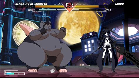 Black Rock Shooter Vs Lardo Mugen Fighting Games Youtube