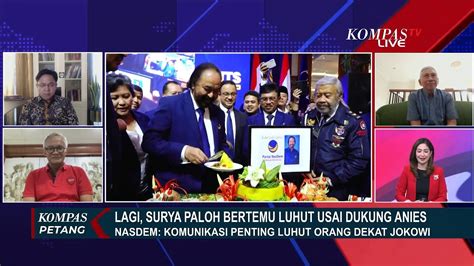 Surya Paloh Bertemu Luhut Pandjaitan Usai Dukung Anies Maju Pilpres