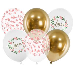 Balony Lateksowe Love Pastelowe 30 Cm 6 Szt