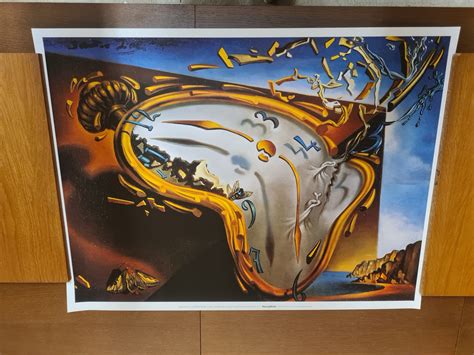 Salvador Dali El Reloj Blando Offset Lithographic Poster Etsy