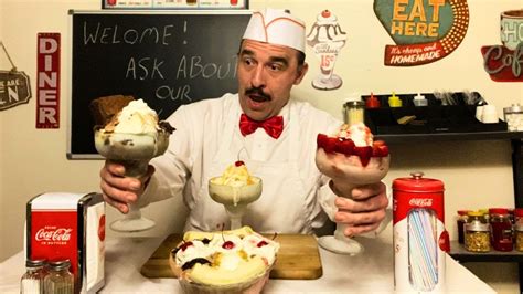 Ice Cream Sundaes At The 1950s Diner🍦🍧 Asmr Role Play Youtube