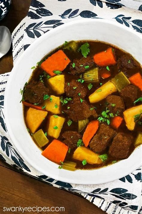 Classic Slow Cooker Beef Stew Swanky Recipes