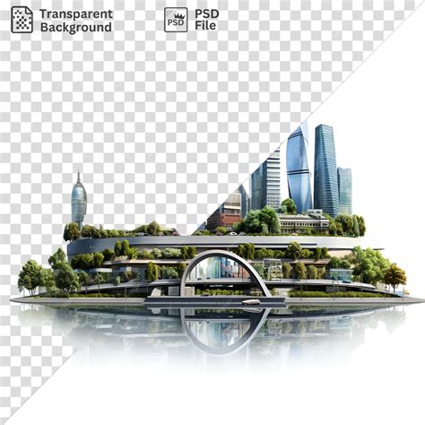 Premium PSD | Awesome realistic photographic urban planners city model