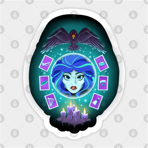 Haunted Mansion Madame Leota Haunted Mansion Sticker Teepublic