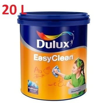 Jual Cat Tembok Anti Noda Dulux EASY CLEAN White 1501 PUTIH 20 Liter