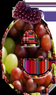 Alfabeto Relleno Con Uvas Oh My Alfabetos