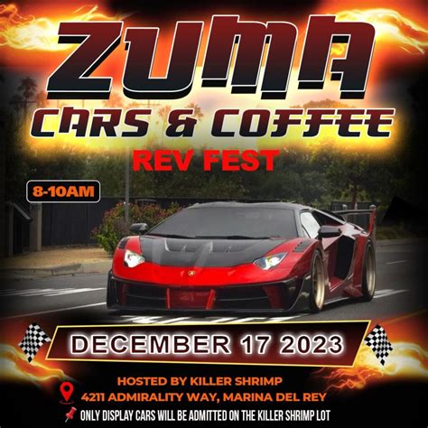 Zuma Cars And Coffee Cars And Coffee Events