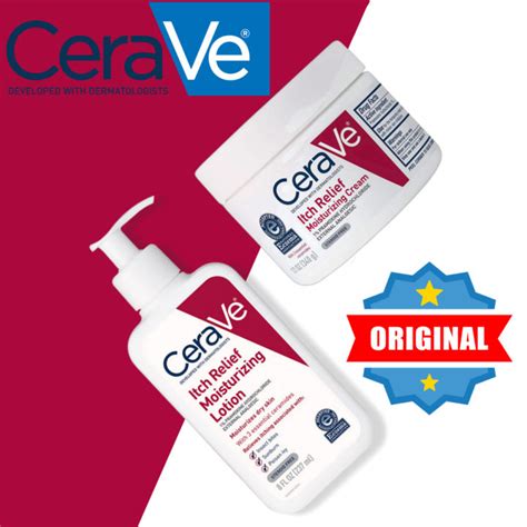 Buy 1 Free 1】cerave Itch Relief Moisturizing Lotion 8oz237ml，cream 12oz340g For Dry And Itchy