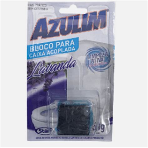 Bloco Para Caixa Acoplada Lavanda Azulim Tervilimp Br