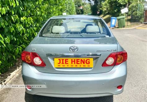 Toyota Corolla Altis 1 6A COE Till 12 2028 Jie Heng Motoring