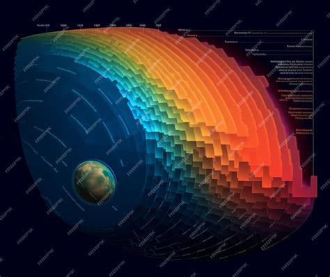 Premium AI Image | The composition of the Earths atmosphere