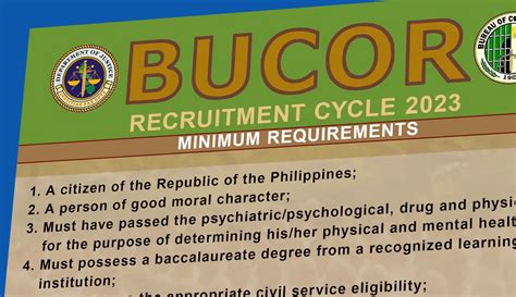 BUCOR Hiring Corrections Officer I – Announcement Philippines