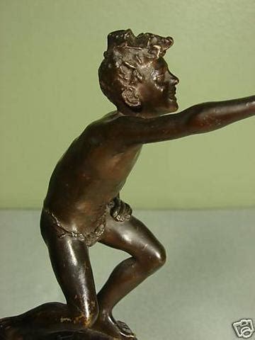 Italian Patinated Bronze Sculpture By Giuseppe Renda