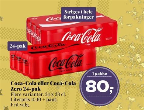 Coca Cola Eller Coca Cola Zero Pak Tilbud Hos Dagli Brugsen