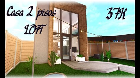 Casa 2 Pisos Loft Bloxburg 37K YouTube