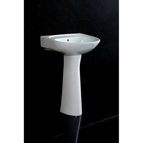 Pedestal de lavabo pequeño Bahia Porcelana Blanco BAUHAUS