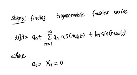 Solved Fourier Series Representation And Exponential Series