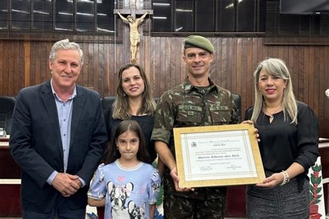 Instrutor Do Tiro De Guerra Recebe Homenagem Na C Mara De Paranava