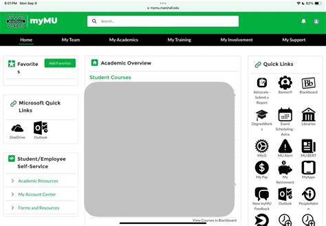The new myMU in review: a work in progress - The Parthenon