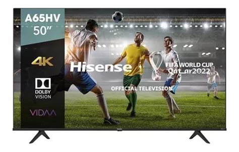 Smart TV portátil Hisense 50A65HV LED Vidaa 4K 50 120V MercadoLivre