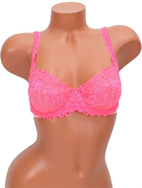 Victorias Secret Pink Lace Unlined Demi Bra Nwt Bras And Bra Sets