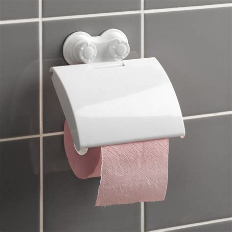 D Rouleur Papier Wc Ventouse Cm Blanc