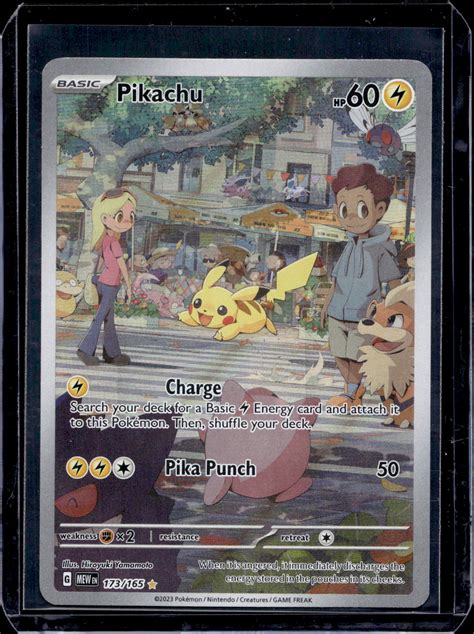 Pikachu Pokemon Tcg Illustration Rare Underground Case