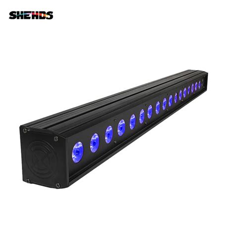 SHEHDS 18x18W RGBWA UV 6IN1 Led Wall Wash Light DMX Led Bar DMX Line