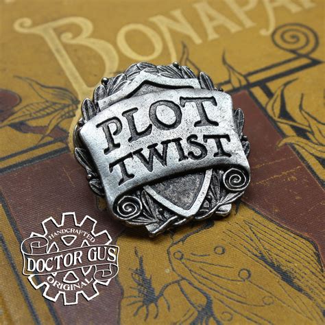 Plot Twist Badge Rpg Character Class Pin Handcrafted Etsy