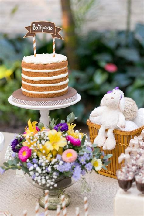 Naked Cake Para Festa Infantil Inspira Es Fofas Ba De Menino