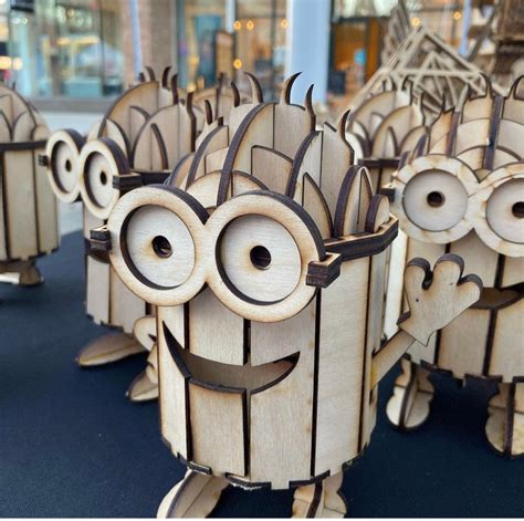 Minion Laser Cut D Puzzle Etsy