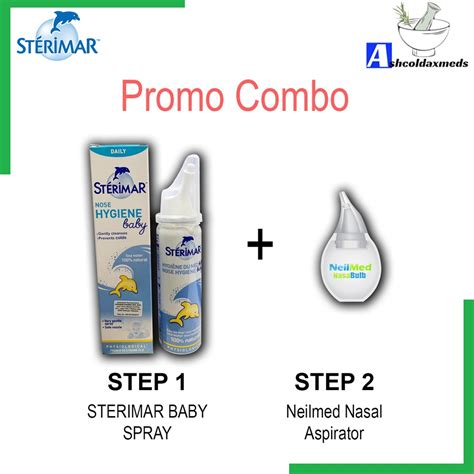 Sterimar Baby Nasal Spray Years Ml Neilmed Nasal Aspirator Bulb